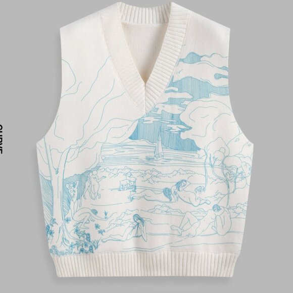 Cider V Neck Vest - Picture 1 of 3